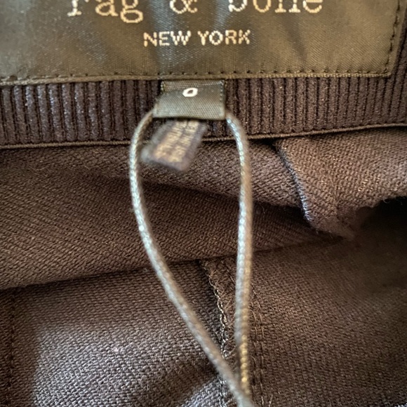 Rag & Bone Simone Leopard pant with zip pockets. Size 0 - Picture 8 of 8